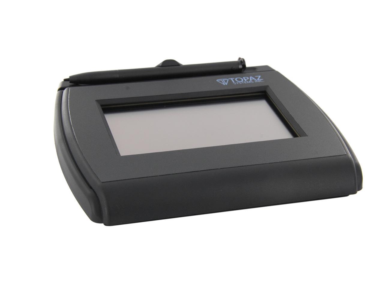 Topaz SigLite T-lbk750-bhsb-r LCD 4x3 Signature Capture Reader Pad for sale online 