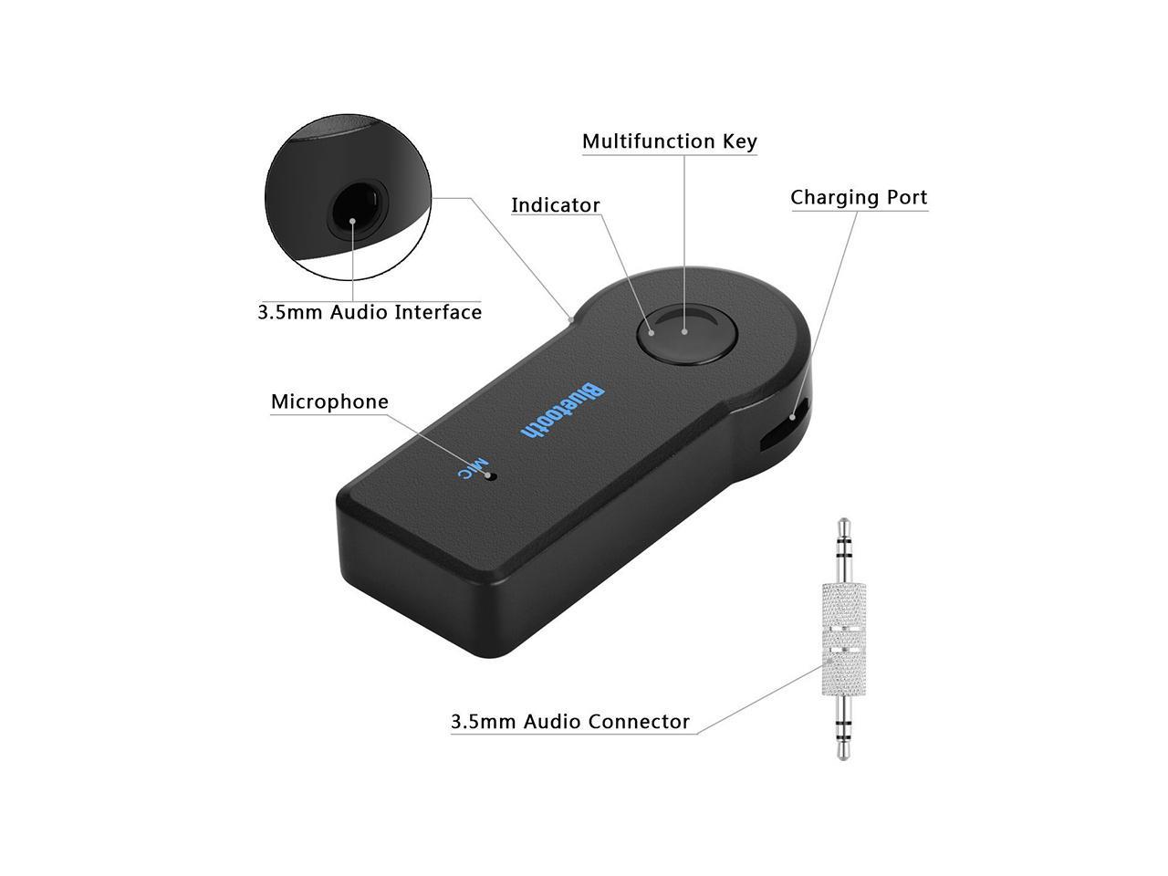 2 in 1 Wireless Bluetooth 5.0 Receiver Transmitter Adapter 3.5mm Jack