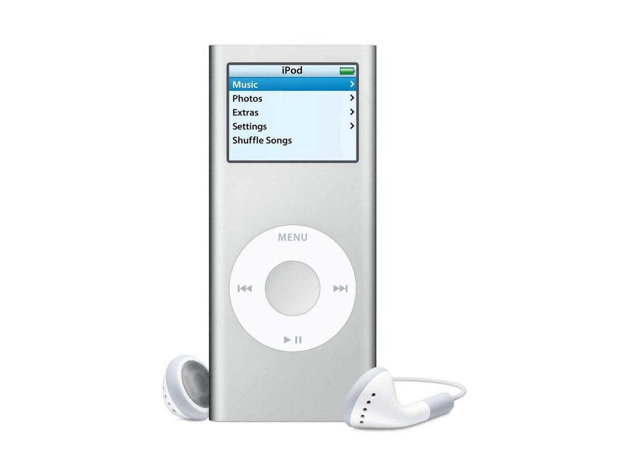 Apple iPod nano (2nd Gen) 1.5" Silver 4GB MP3 Player MA426LL/A