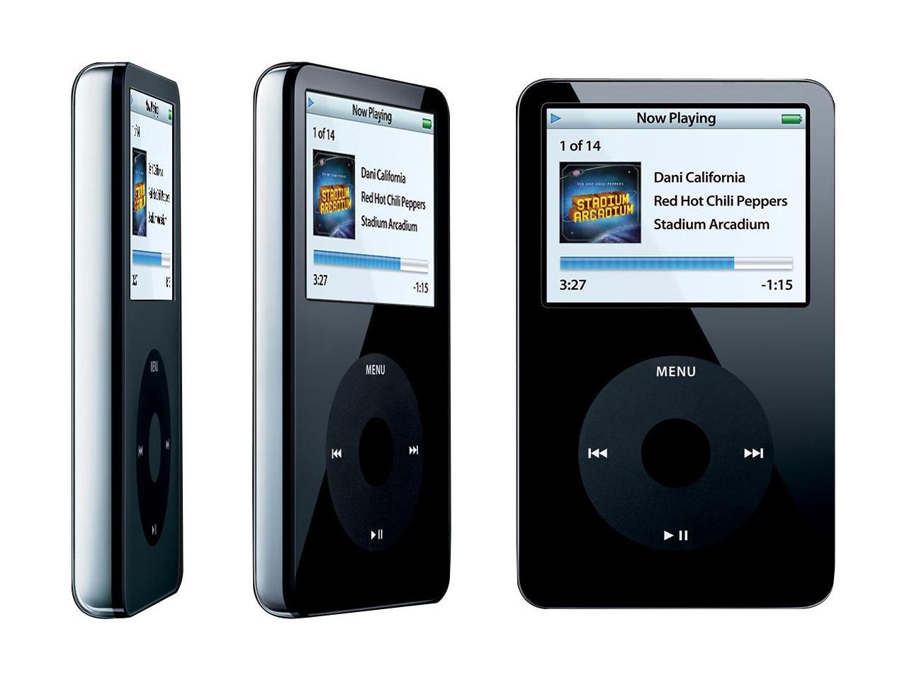 Open Box Apple iPod video (Late 2006) 2.5" Black 30GB MP3 / MP4 Player