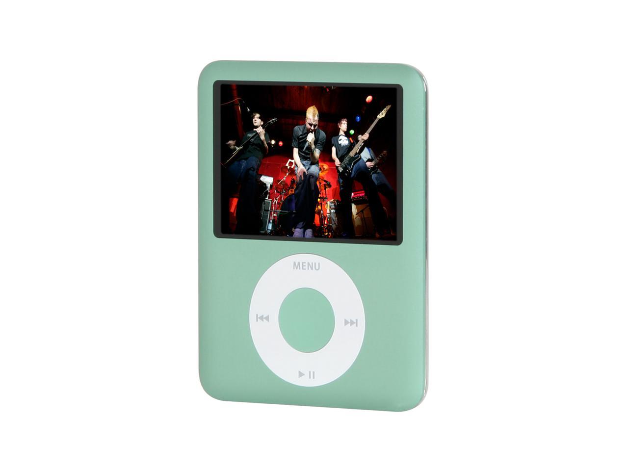 Apple 8GB iPod Nano - 3rd Gen (GREEN) MB253LL/A - Newegg.com