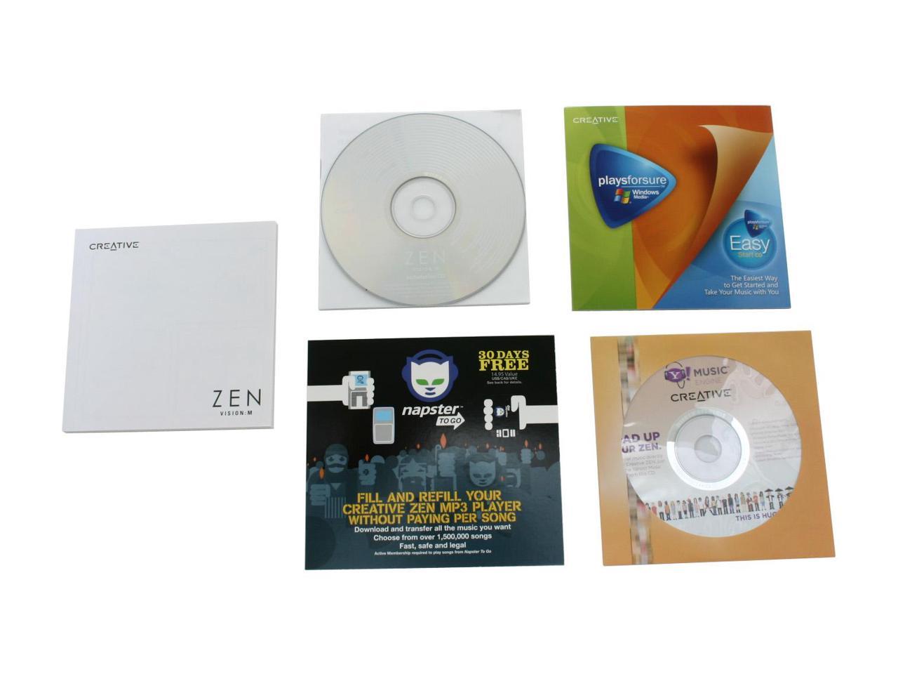 Creative ZEN Vision M 2.5" Light blue 30GB MP3 / MP4 Player