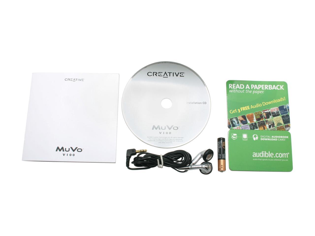 Creative MuVo White 1GB MP3 Player V100