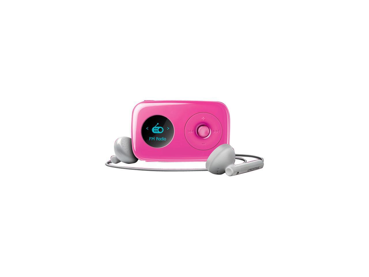 Creative Zen Stone Plus Pink 2gb Mp3 Player Newegg Com