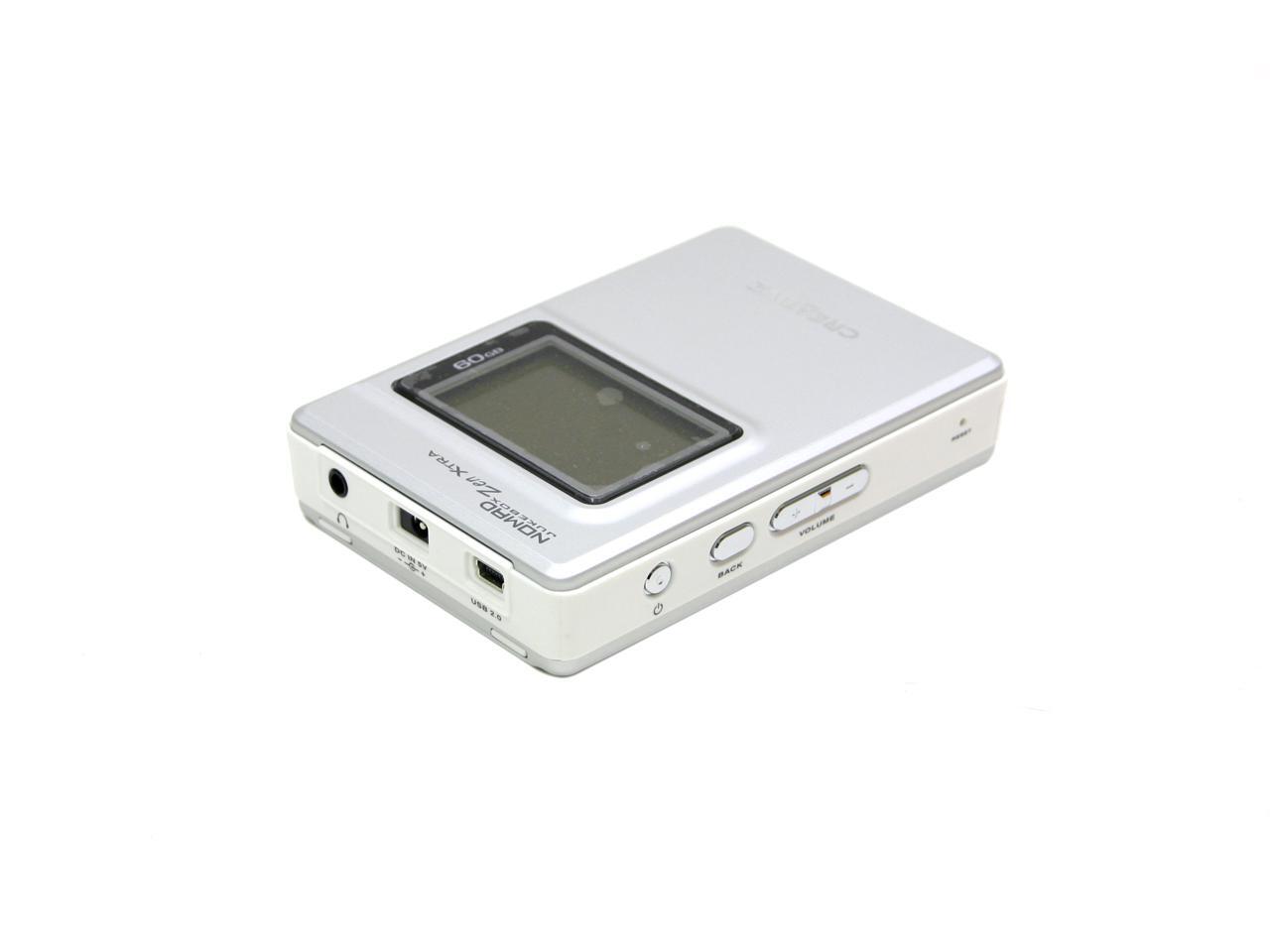 Creative Silver 60GB MP3 Player 70PD055000001