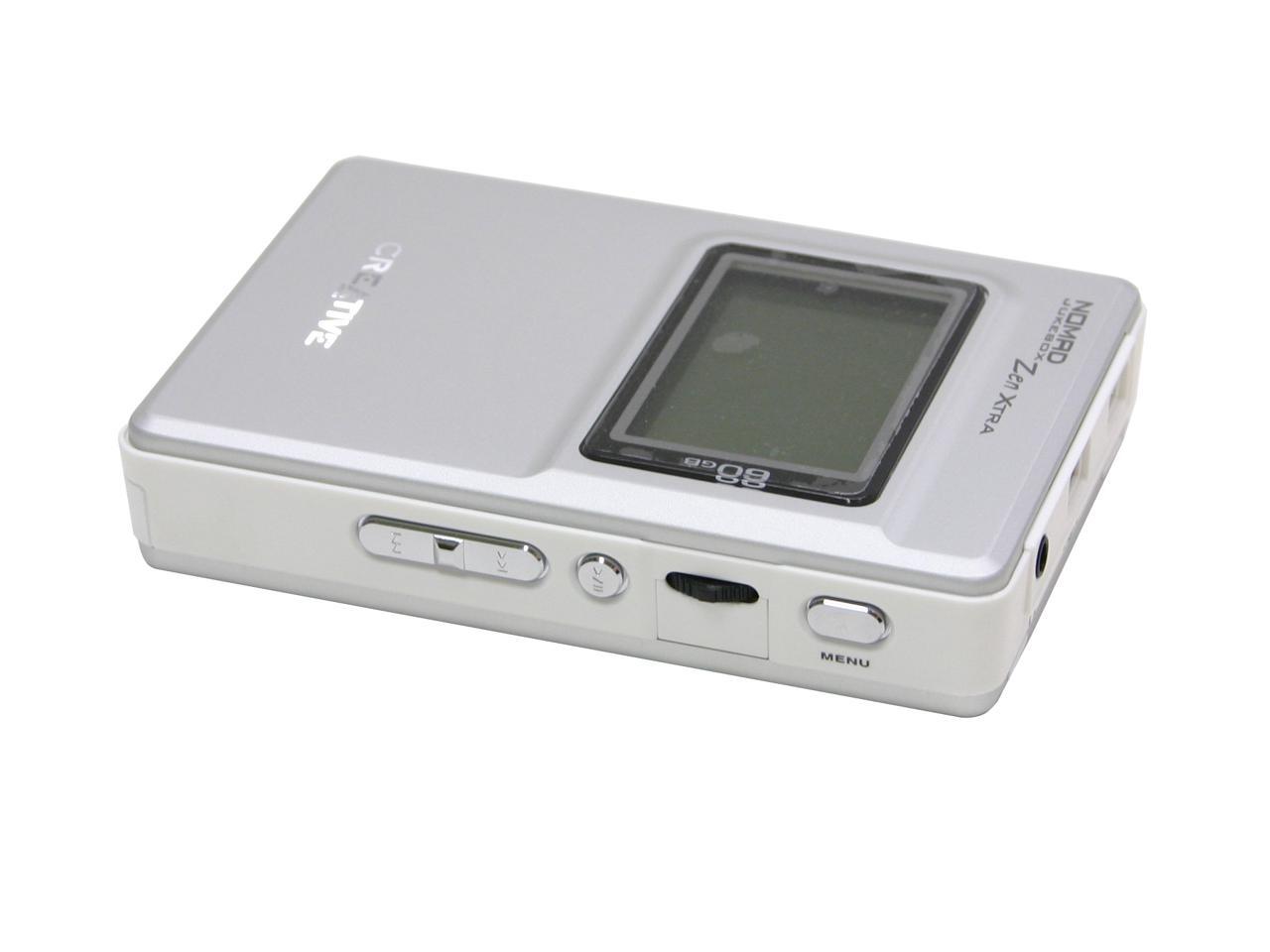 Creative Silver 60GB MP3 Player 70PD055000001