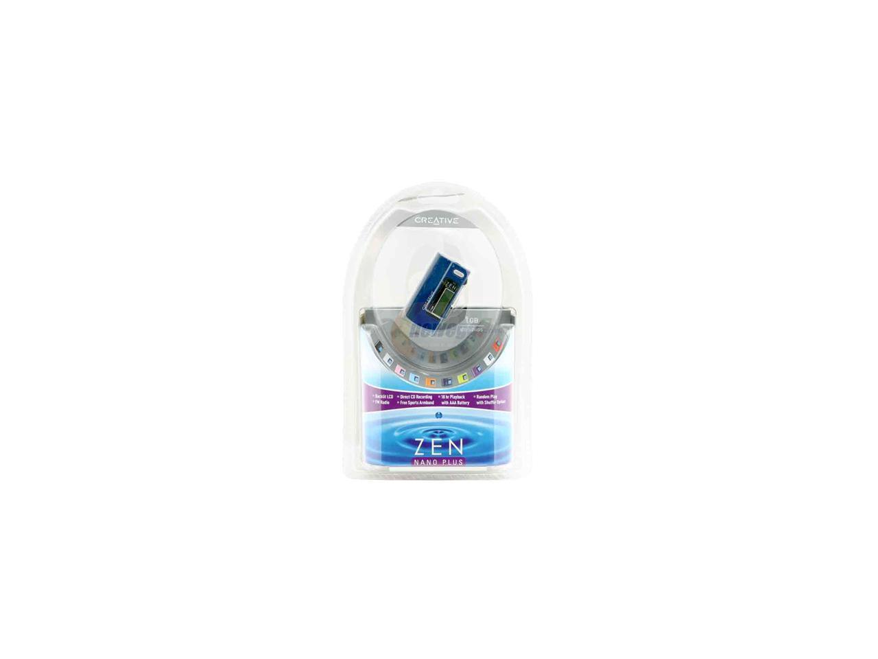 Creative ZEN Nano Plus Blue 1GB MP3 Player