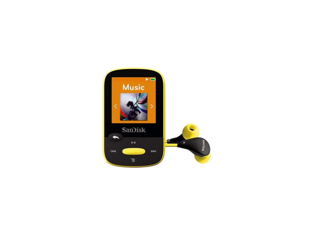 SanDisk 1.44" Yellow 8GB MP3 Player SDMX24008GG46Y Newegg.ca