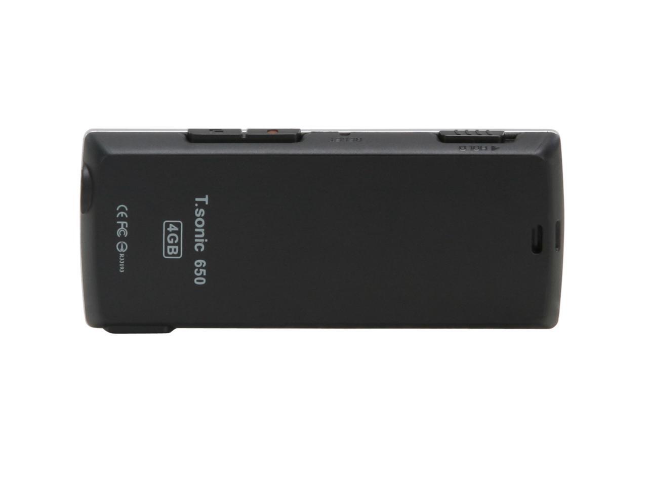 Transcend T.sonic Black 4GB MP3 Player T.sonic 650