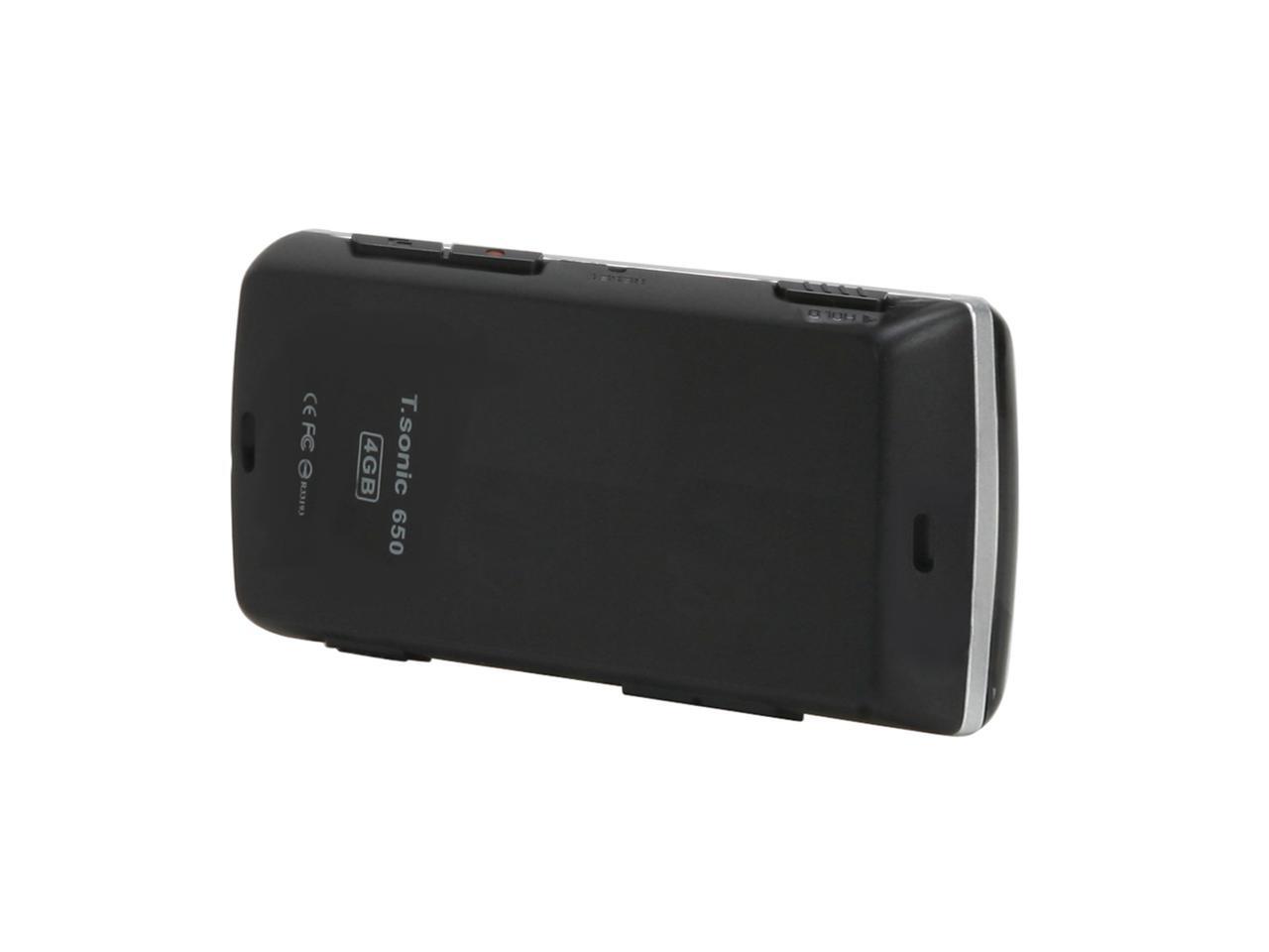 Transcend T.sonic Black 4GB MP3 Player T.sonic 650