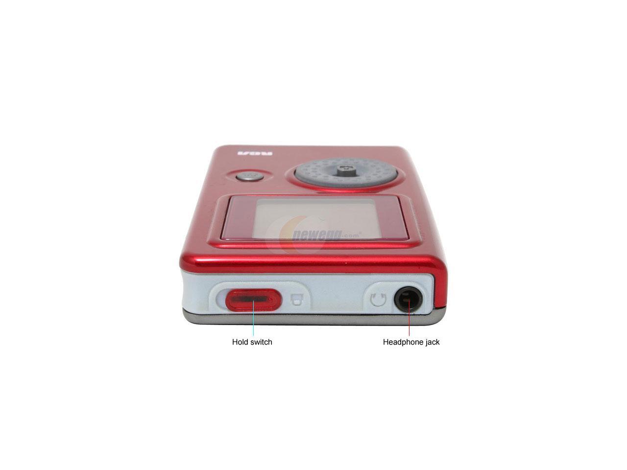 Refurbished RCA Lyra 1.5" Red 4GB MP3 Player RD2762
