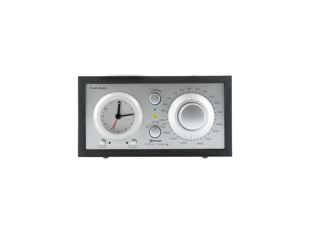 Tivoli Model Three BT Unmatched Sound Radio Alarm Clock Black/Silver