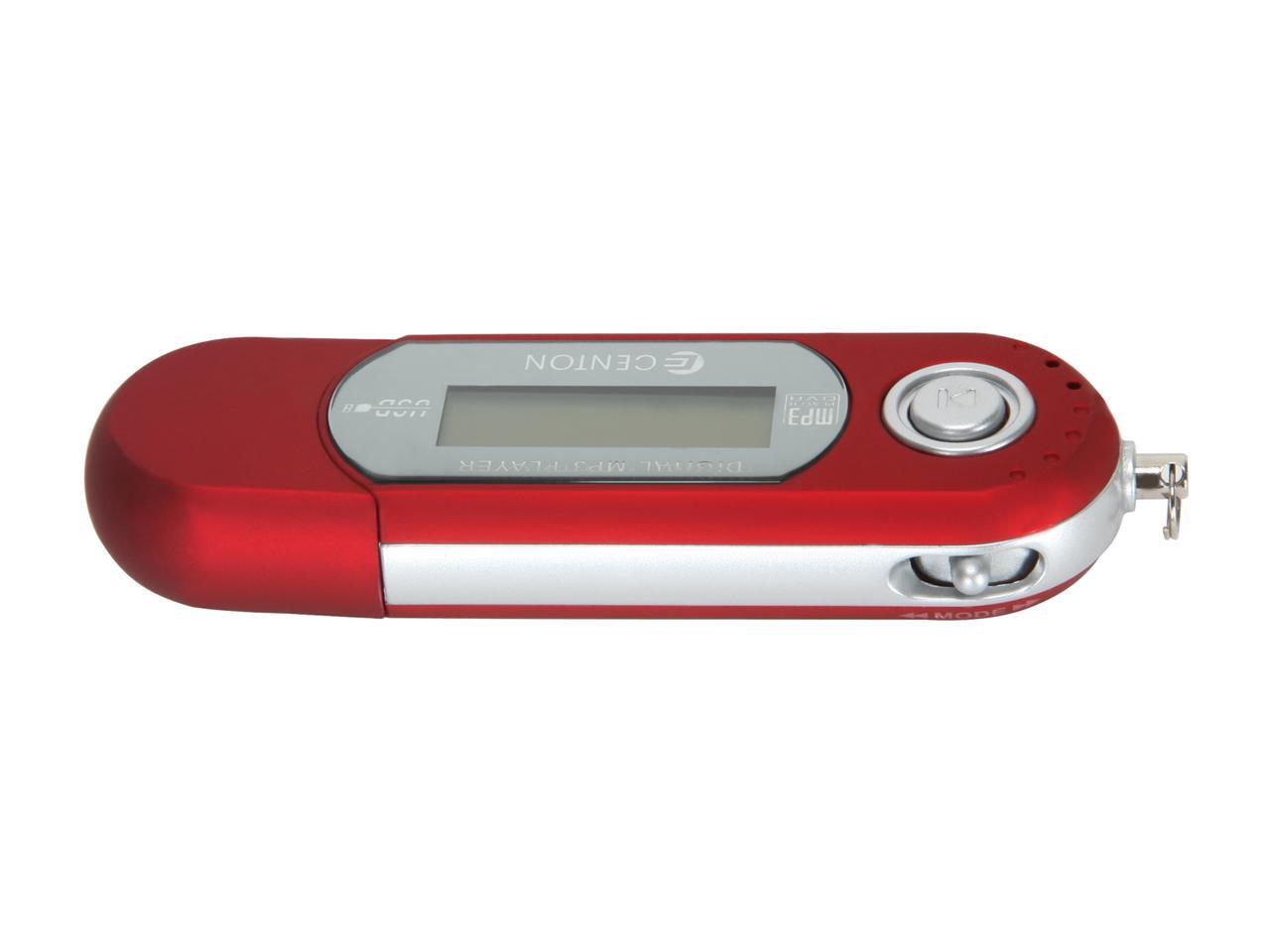 CENTON moVex Red 2GB MP3 Player 2GBMP3 003 Newegg com