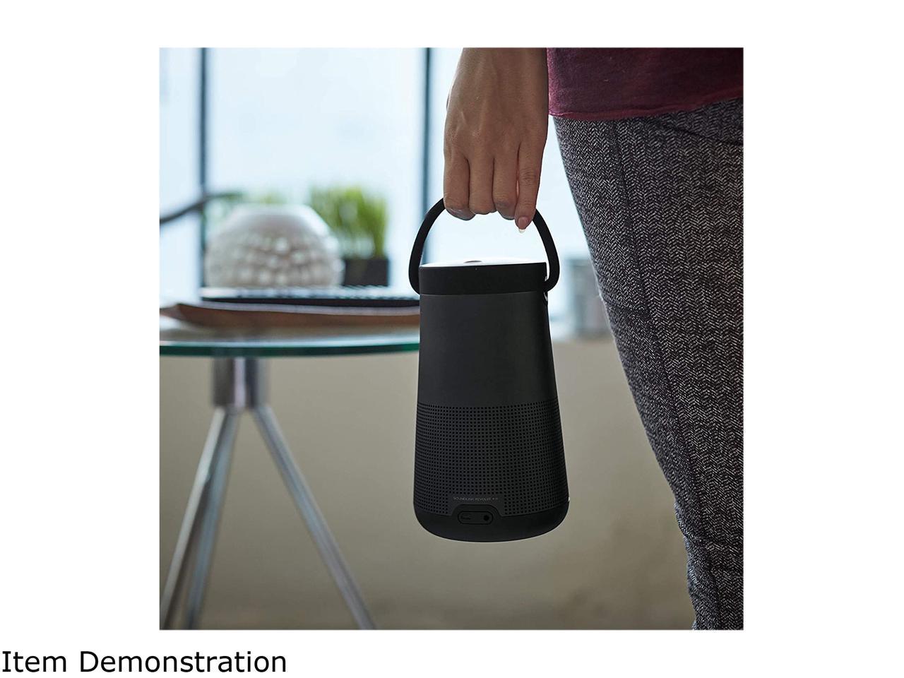 Bose SoundLink Revolve+ II Portable Bluetooth Speaker - Wireless  Water-Resistant Speaker with Long-Lasting Battery and Handle, Black