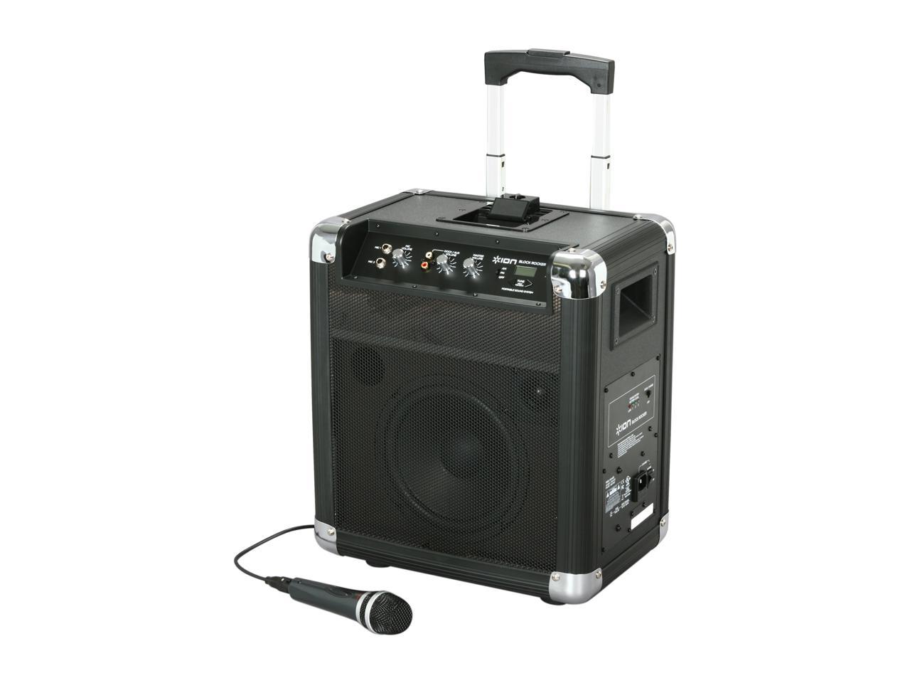 ION BLOCK ROCKER AM/FM Portable Speaker System with Radio for Newegg.com