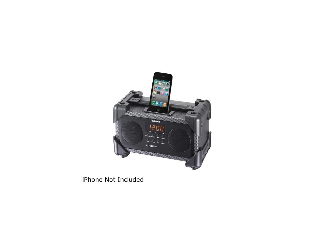 Craig iPod / iPhone Dual Alarm Clock, Digital PLL FM Stereo Radio