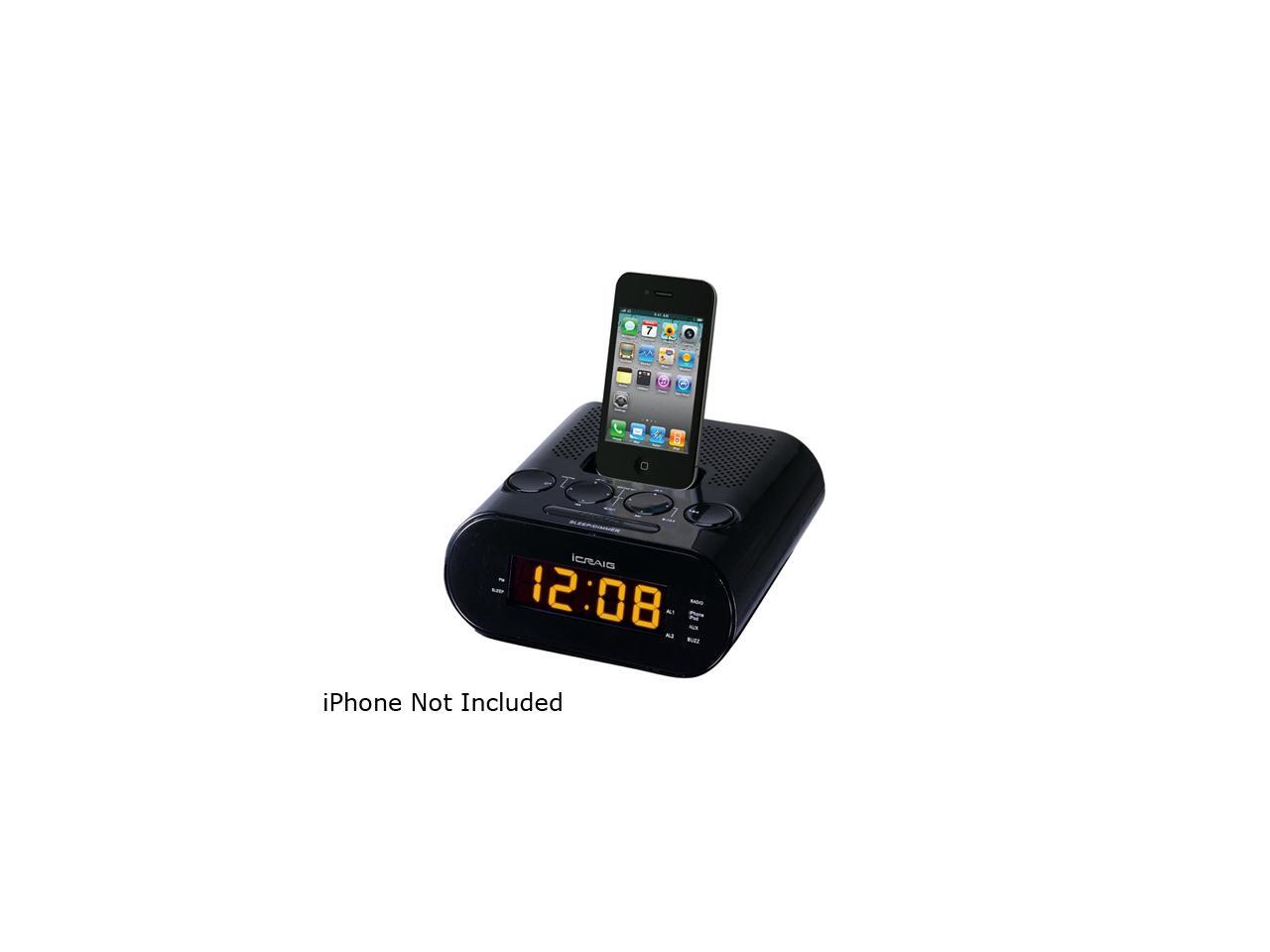 Craig Dual Alarm iPod/iPhone Docking Alarm Clock CMB3227