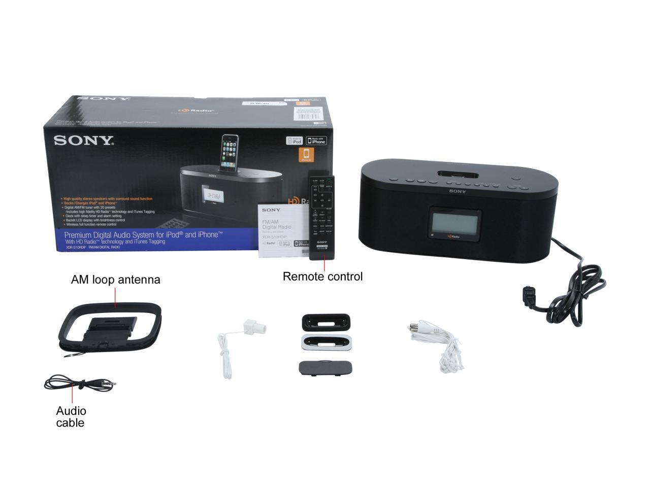 SONY HD Radio with Dock for iPod / iPhone (XDRS10HDiP)