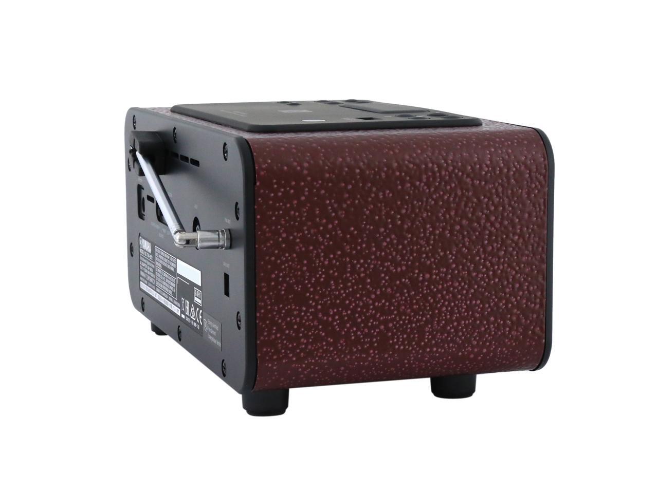 YAMAHA TSXB72DR Bluetooth Desktop Clockradio / Alarm System Red