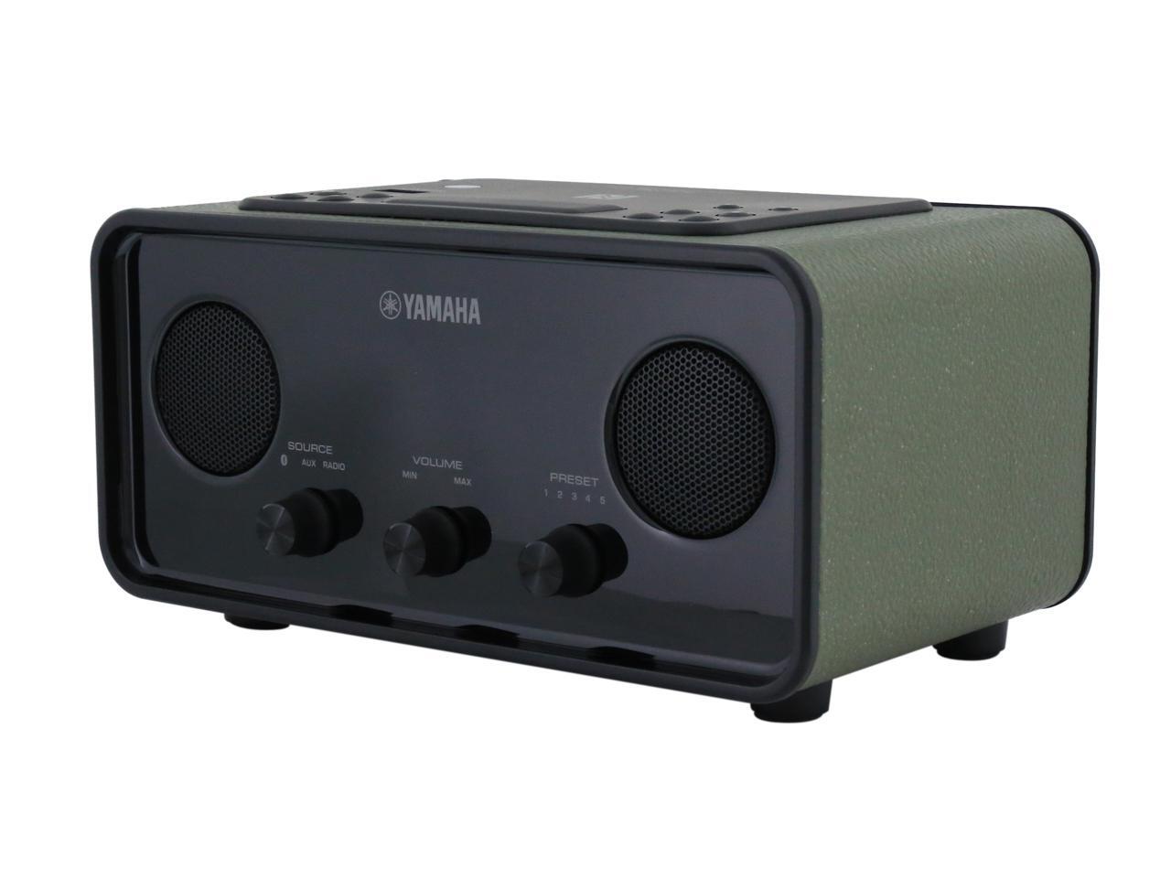 YAMAHA TSXB72DGN Bluetooth Desktop Clockradio / Alarm System Green