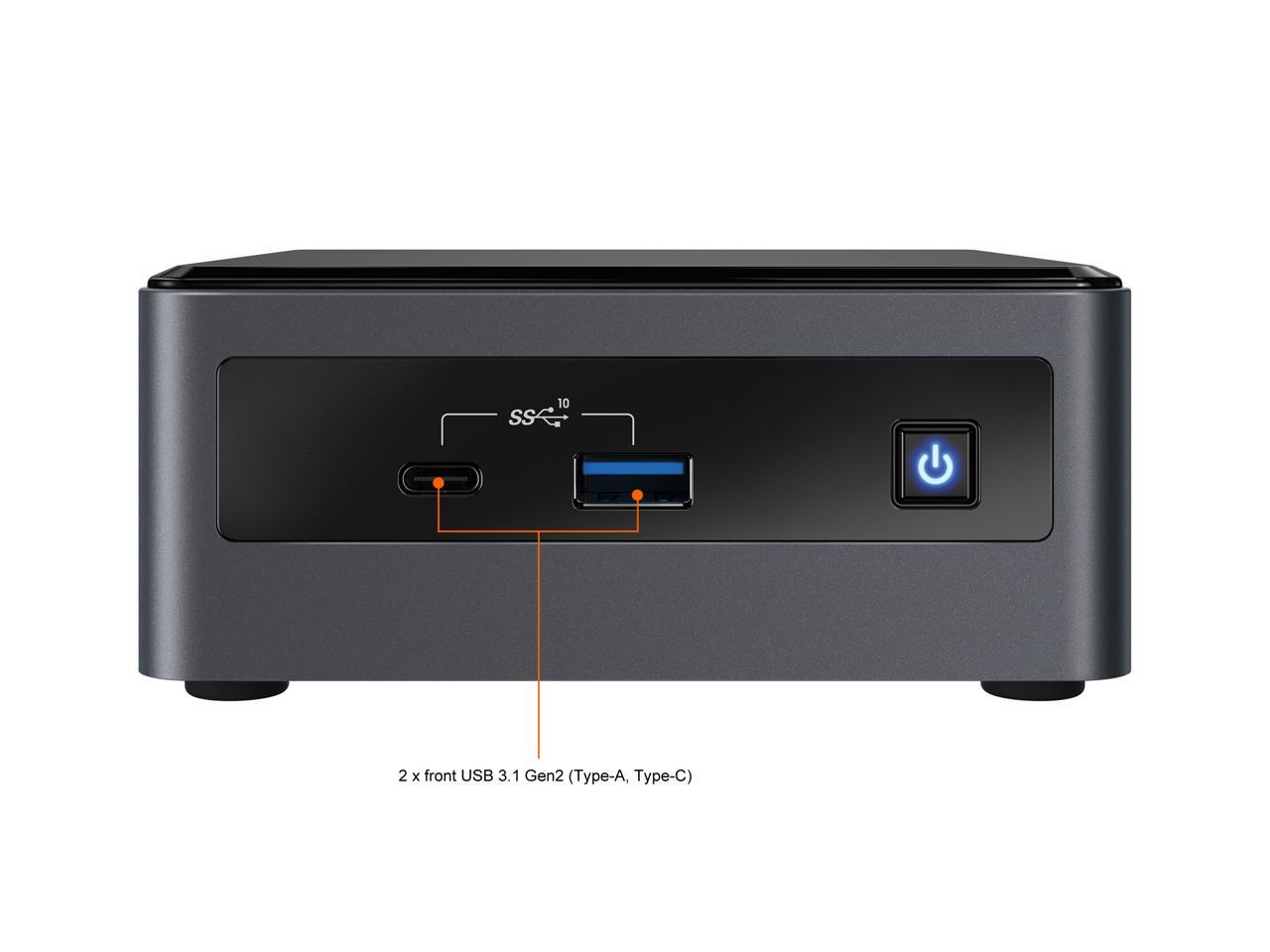 Intel Nuc 10 Bxnuc10i7fnhn1 Mini Booksize Barebone System Intel 4517