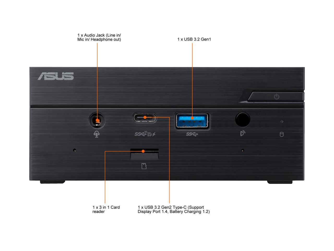 ASUS PN51 Mini PC Barebone With AMD Ryzen R7 5700U Support Up To 4 Displays In 4K Resolution 