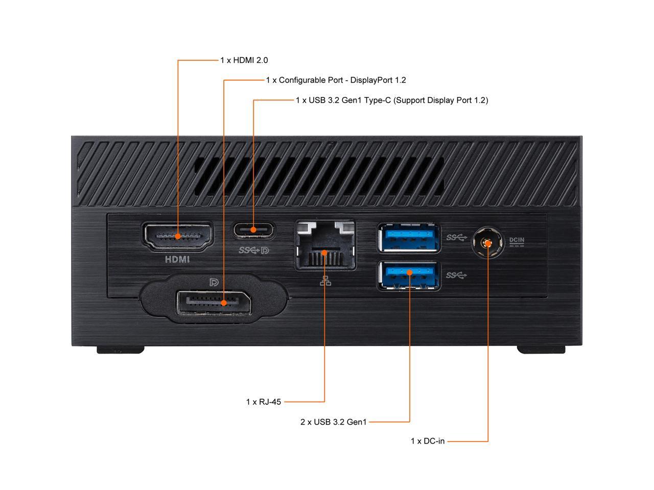 Неттоп asus pn62s обзор