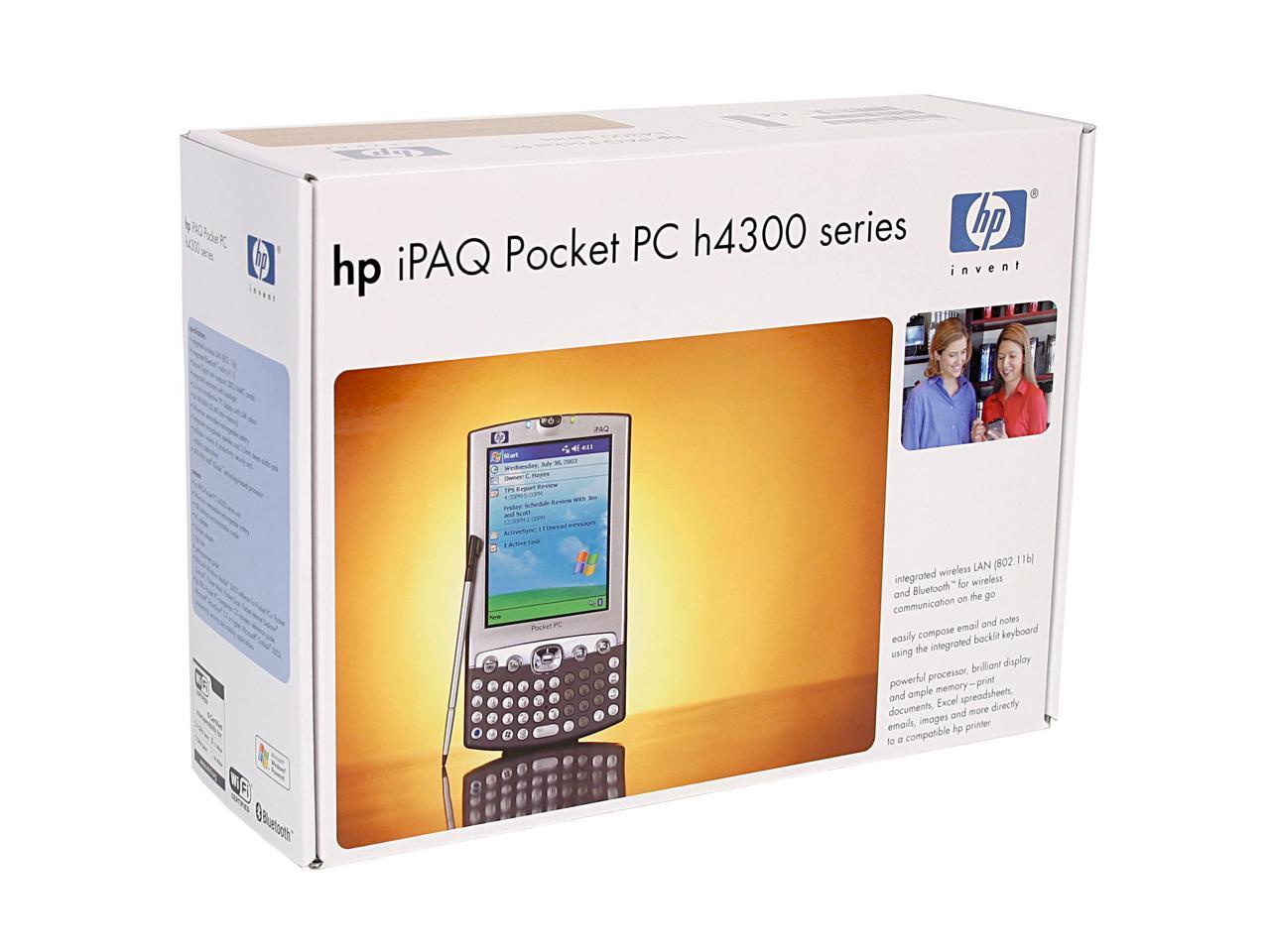 HP iPAQ h4355 Pocket PC with integrated Wi-Fi and backlit keyboard 