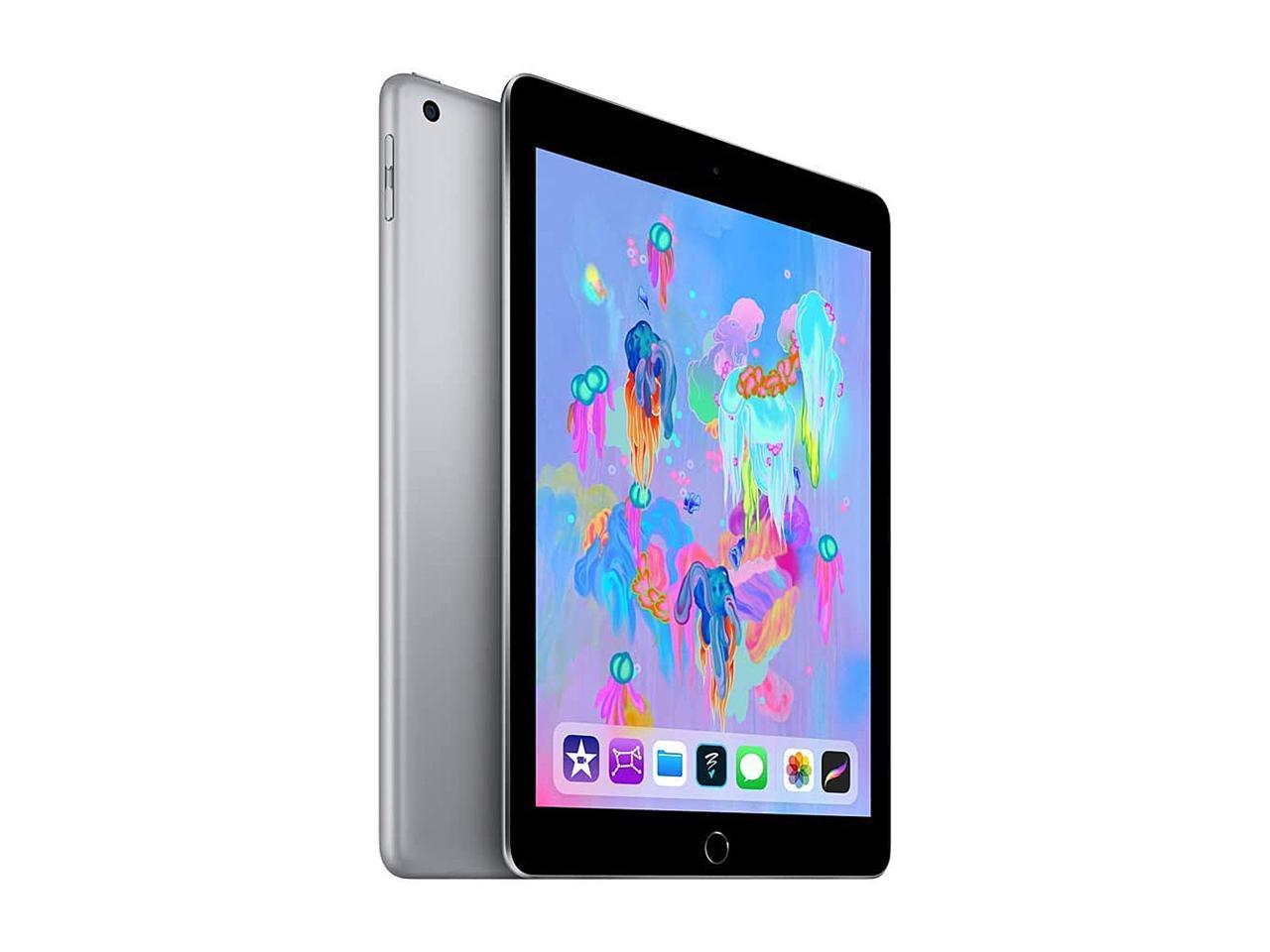 Apple iPad 9.7" 6th Gen 32 GB A1954 Wi-Fi, Gray (Refurbished) - Newegg.com