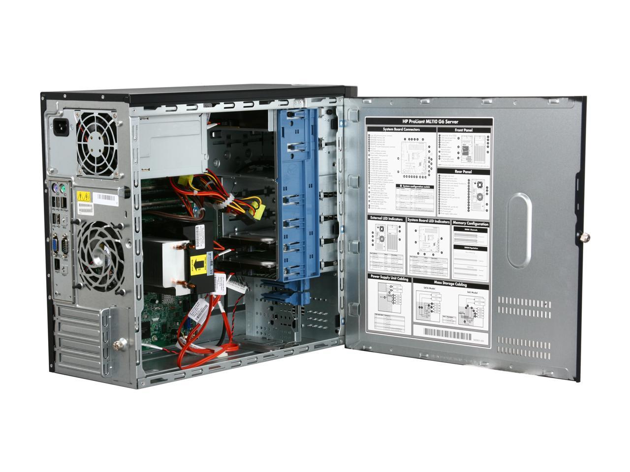 Hp proliant ml110 g4 не запускается