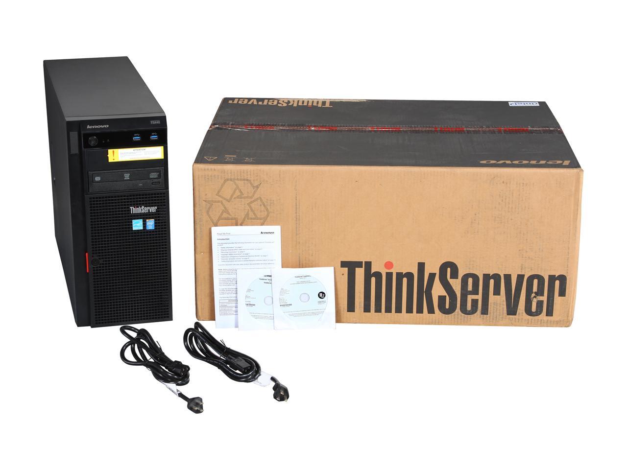 Lenovo ThinkServer TS440 Tower Server System Intel Xeon E31245 v3 3