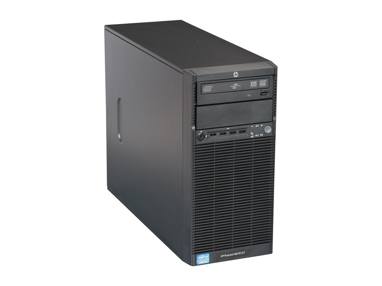HP ProLiant ML110 G7 Tower Server System Intel Core i3 2120 3.3GHz 2C/4T  2GB DDR3 664723-S01 - Newegg.com