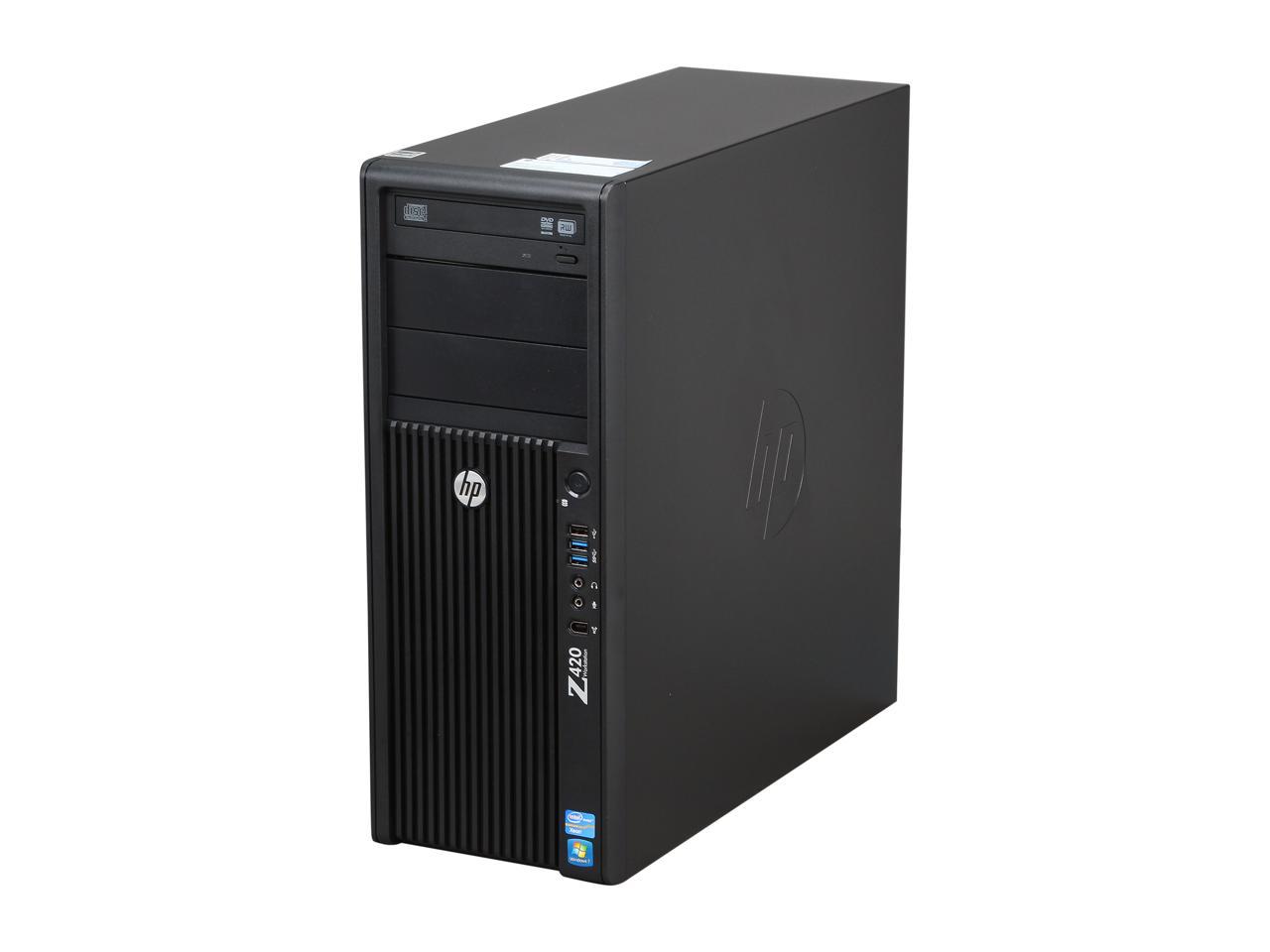 HP Z420 Workstation Convertible Minitower Server System Intel Xeon E5 ...