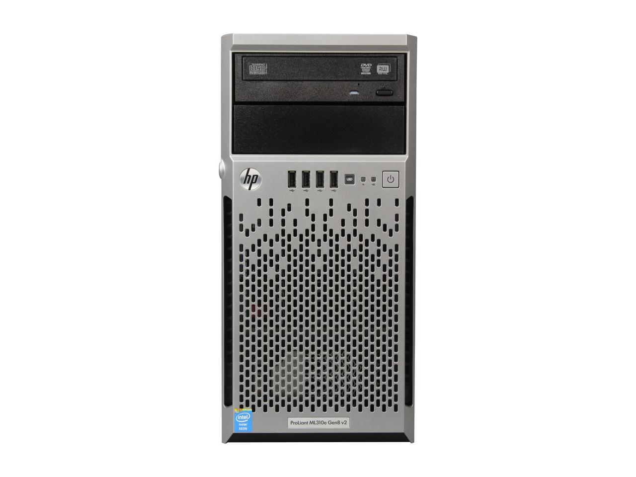 Hp Proliant Ml310e Gen8 V2 12v3 1p 4gb U Hot Plug 4 Lff 350w Ps Svr S Buy S01 Newegg Com