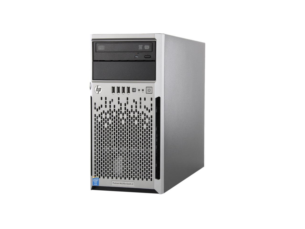 HP ProLiant ML310e Gen8 v2 E3-1220v3 1P 4GB NHP 4 LFF 350W PS