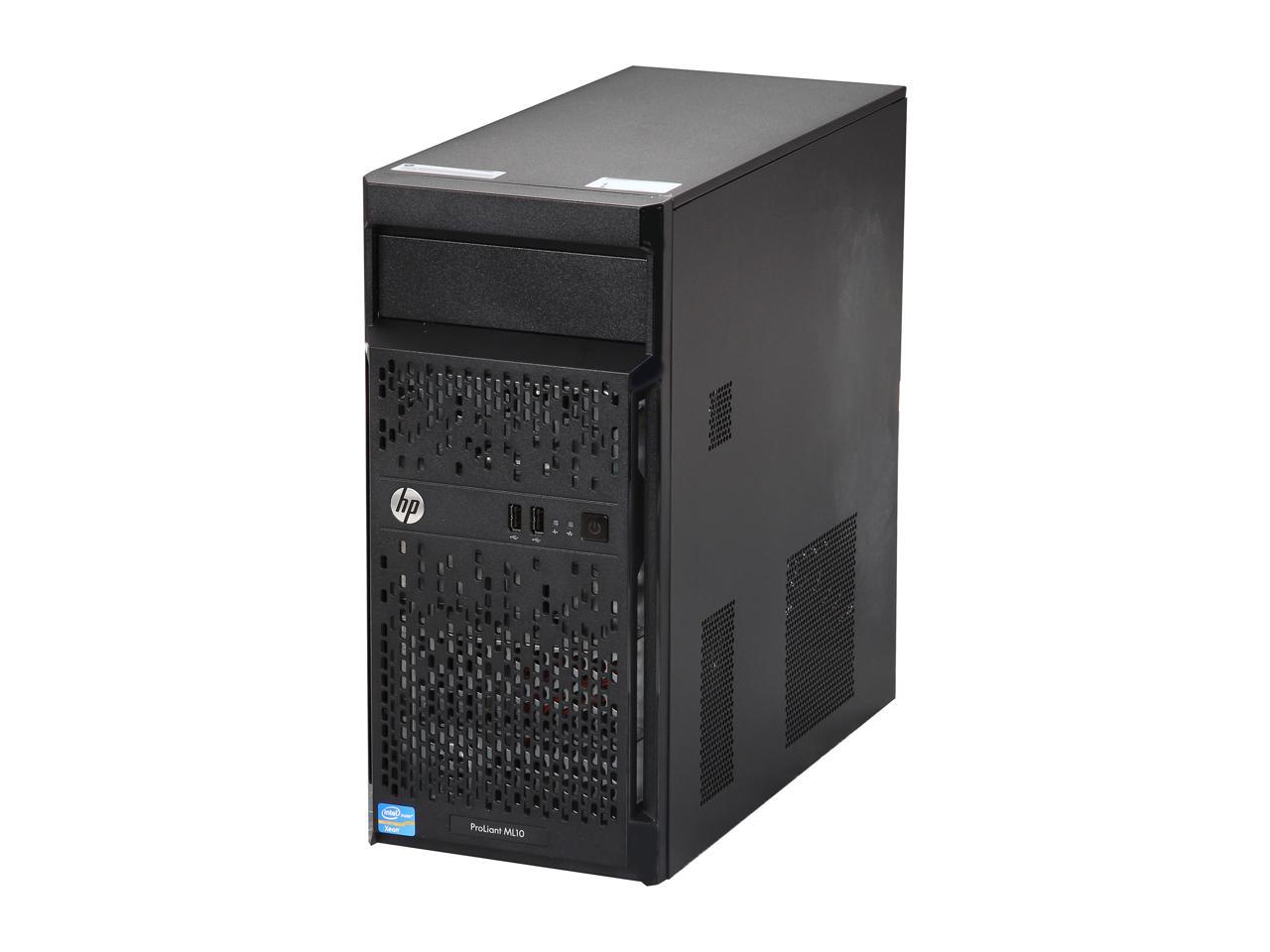 HP ProLiant ML10 Tower Server System Intel Xeon E3-1220 v2 (4 core, 3.1 ...