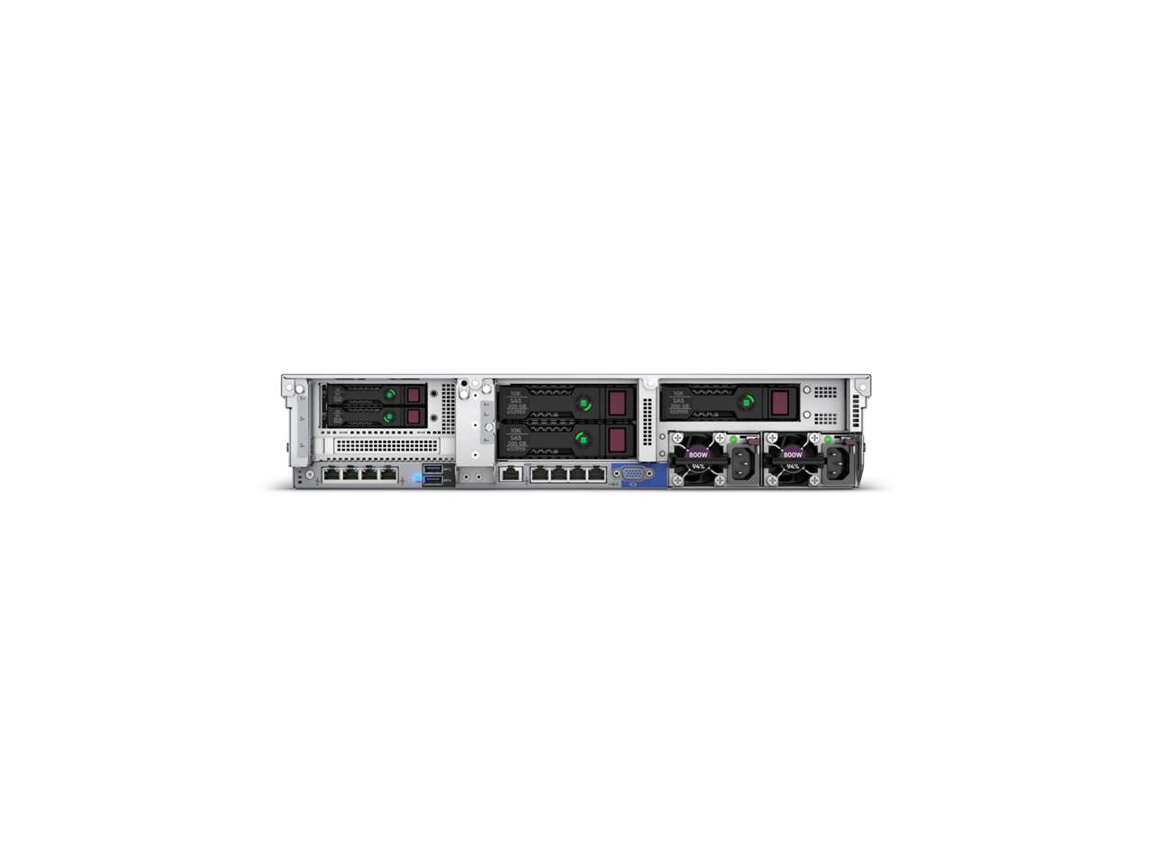 HPE ProLiant DL380 Gen10 Rack Server System Intel Xeon Silver 32GB HPE ...
