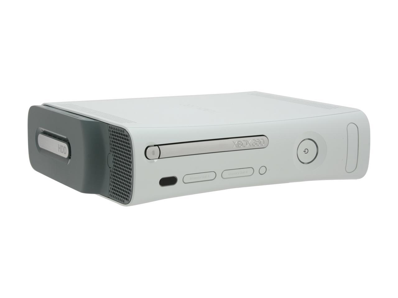 Microsoft Xbox 360 Pro with HDMI 20 GB Hard drive White - Newegg.com