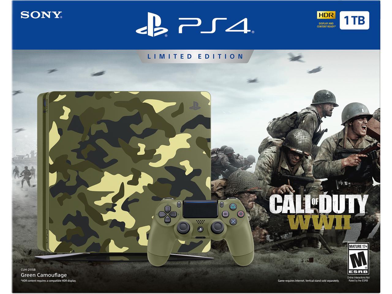 PlayStation 4 Slim 1TB Console - Call of Duty WWII Limited Edition 