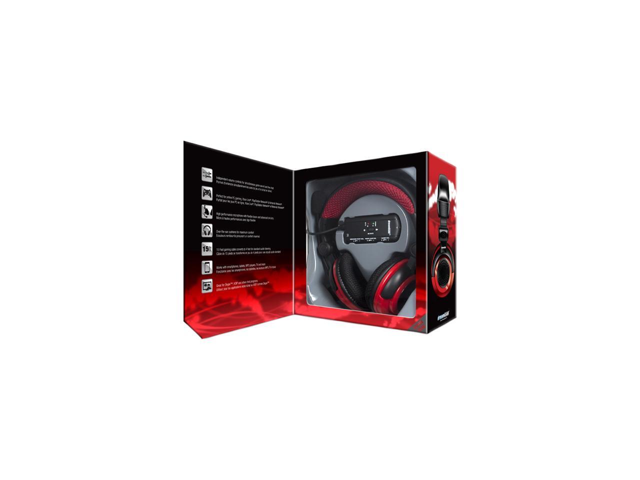 dreamGear Universal Elite Wired Gaming Headset with Microphone, Black