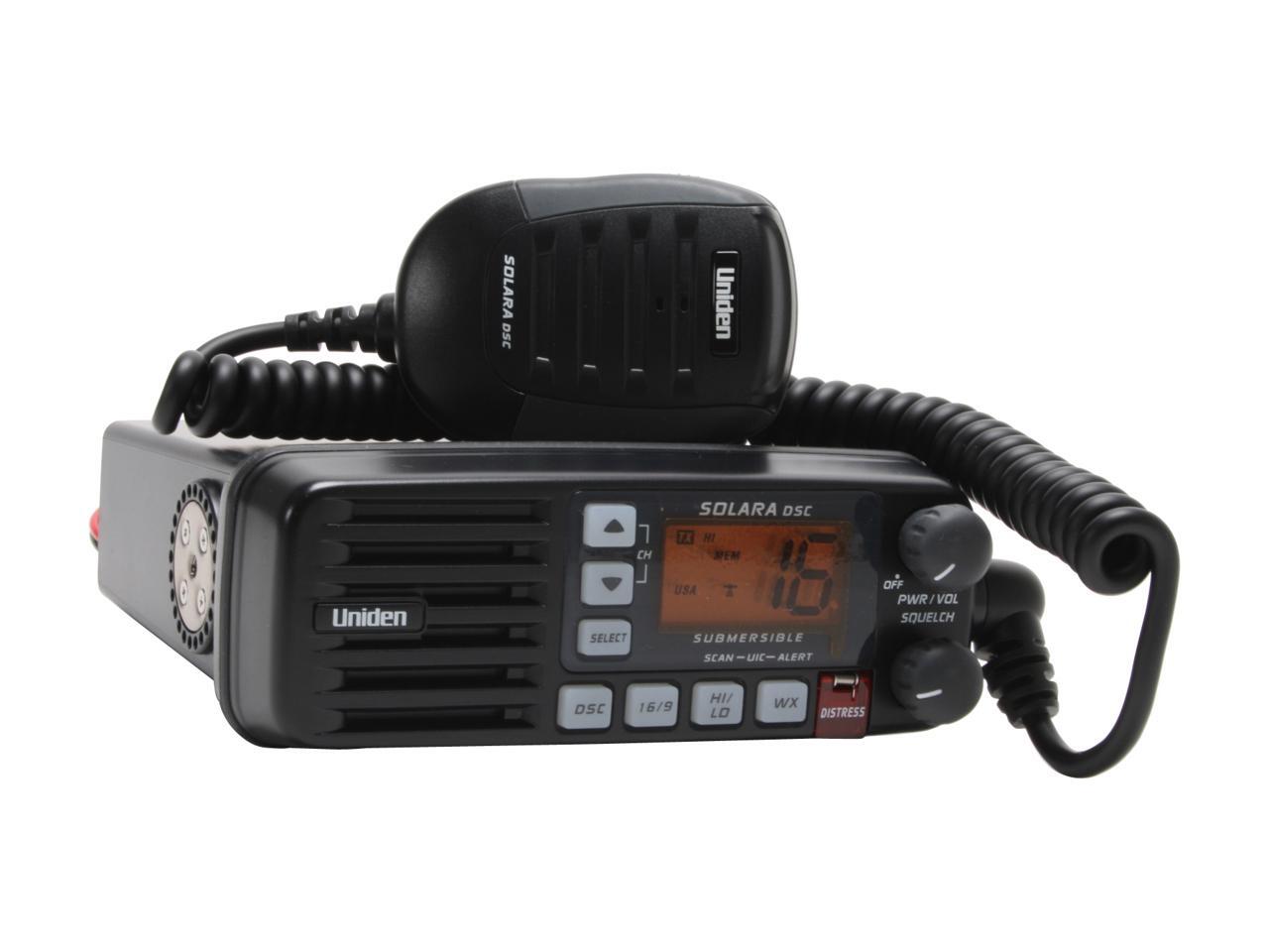 Uniden SOLARADSC BLACK VHF Marine Radio