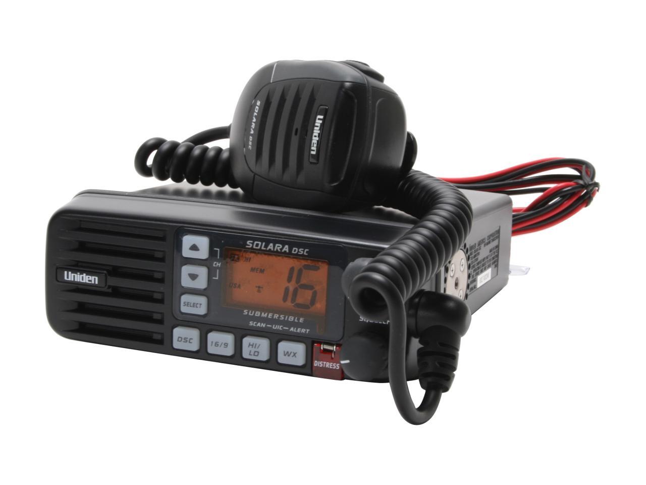 Uniden SOLARADSC BLACK VHF Marine Radio