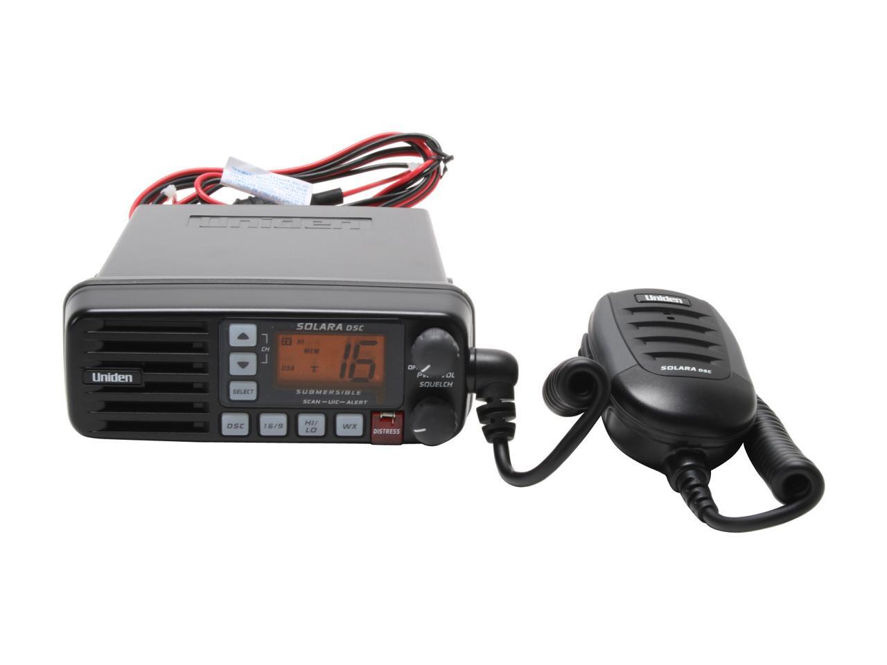 Uniden SOLARADSC BLACK VHF Marine Radio
