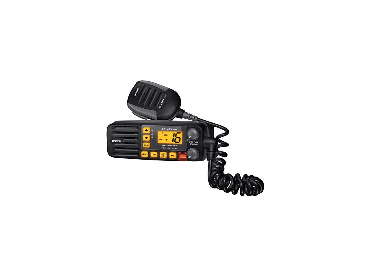 Uniden SOLARADSC BLACK VHF Marine Radio