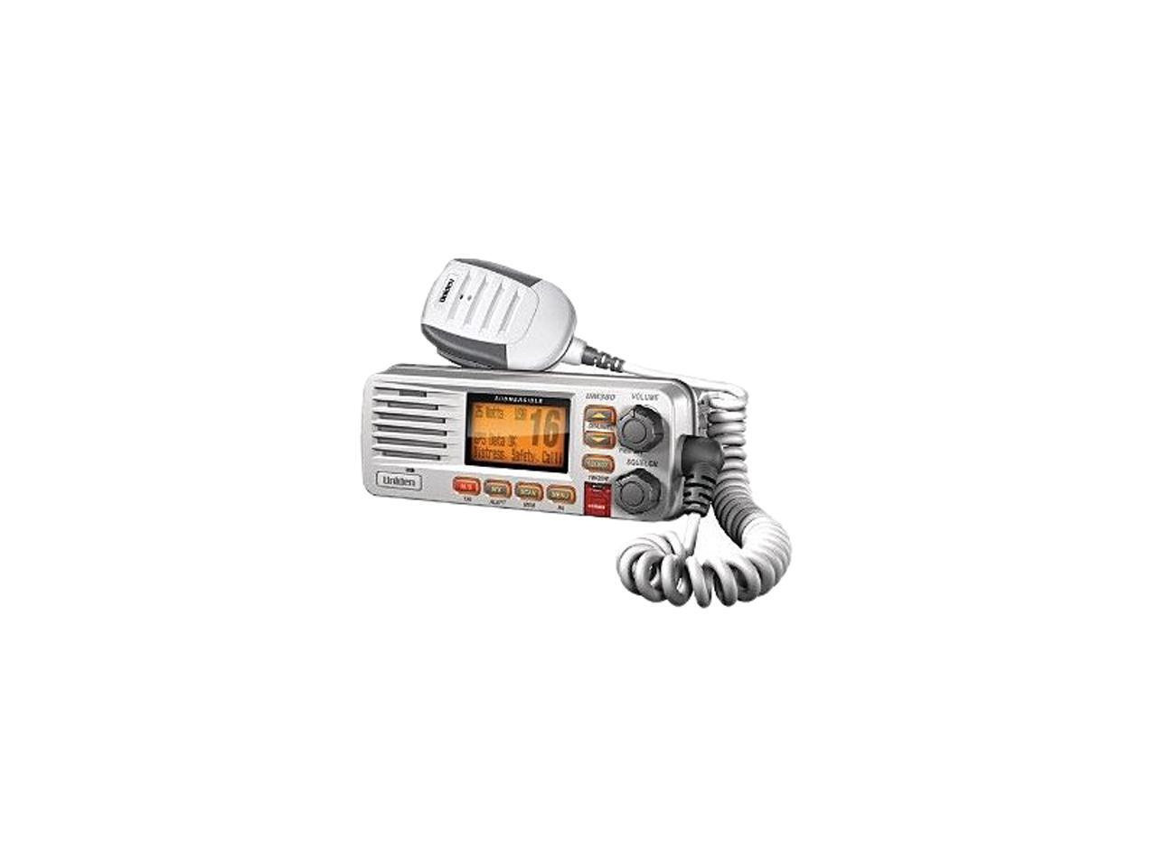 Uniden UM380 Fixed Mount VHF/2Way Marine Radio White