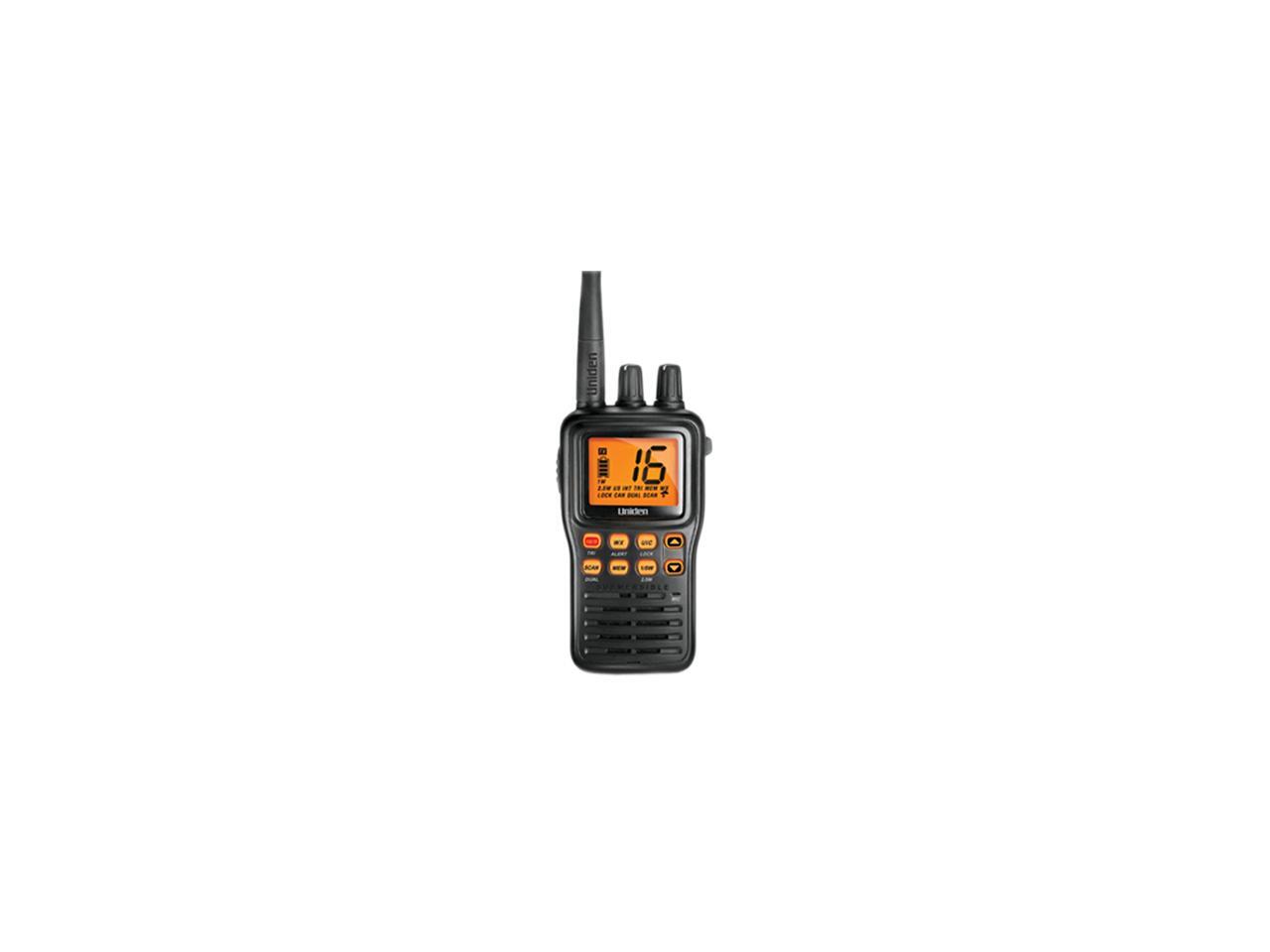 Uniden MHS75 Submersible Handheld TwoWay VHF Marine Radio