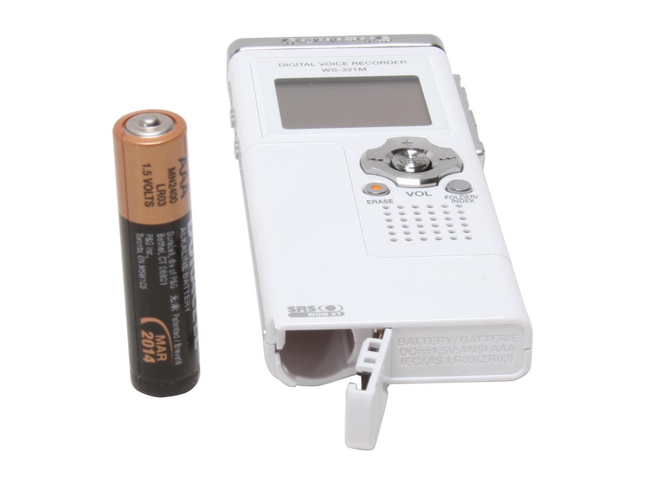 OLYMPUS WS321M Digital Voice Recorder with Music Player