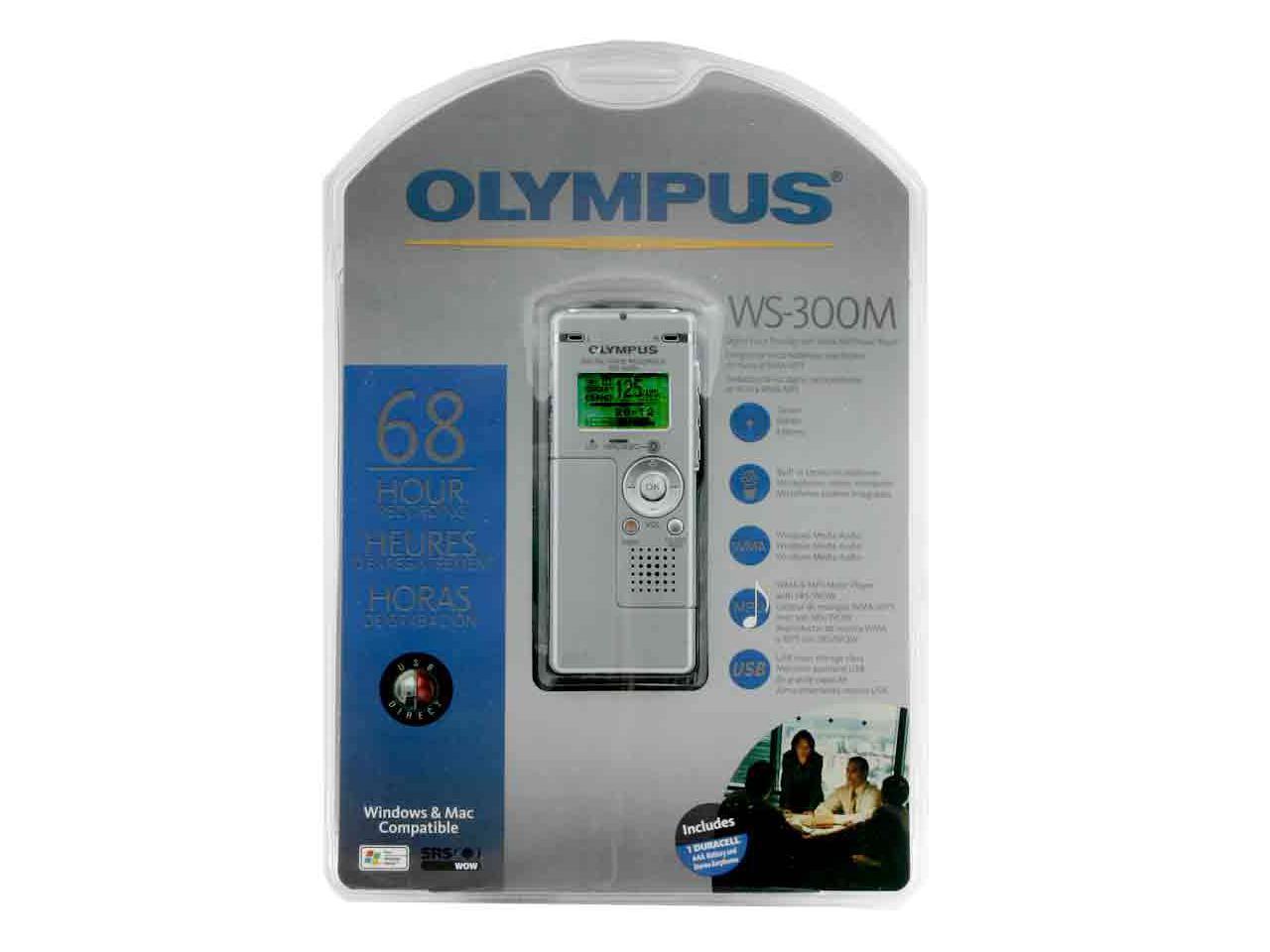 OLYMPUS WS300M Digital Voice Recorder with Music Player