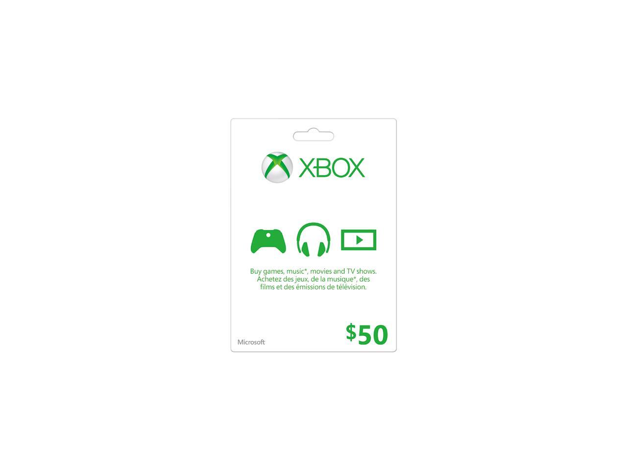 $50 xbox card
