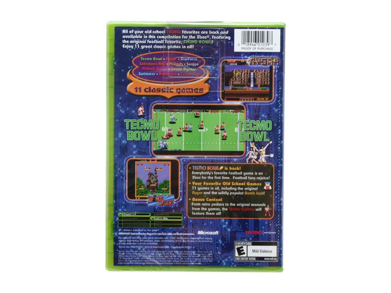 Classic Arcade Xbox Game Tecmo Newegg Com